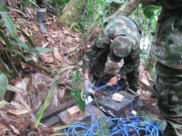 Ejército y CTI se incautan de 500 minas
